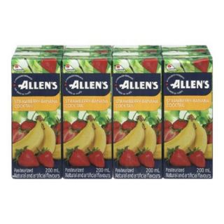 ALLENS TETRA STRAWBERRY BANANA - 200 ML X 32 
