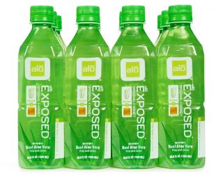 ALO EXPOSED ALOE VERA JUICE-500 ML X 12 bottles