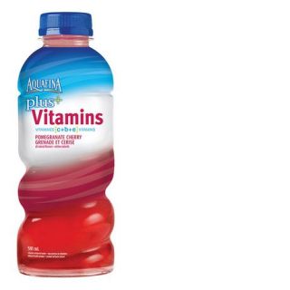 AQUAFINA PLUS STRAWBERRY/KIWI -  591 ML X 12 bottles