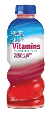 AQUAFINA PLUS:POMEGRANATE CHERRY -  591 ML X 1 bottle