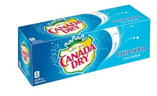 CANADA DRY CLUB SODA - 4x6x222ML