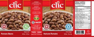 Romano Beans Canned - 6x100 oz