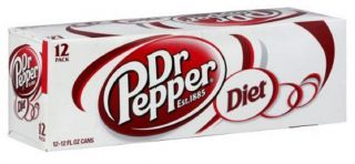 DIET DR PEPPER - 355 ML X 12 cans