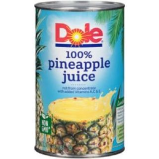 DOLE PINEAPPLE JUICE-1.36 LT X 12 bottles