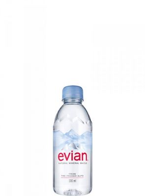 EVIAN SPRING WATER PET- 1 LT X 12 bottles