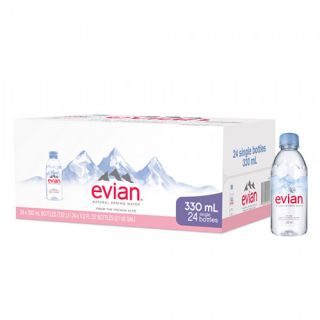 EVIAN SPRING WATER PLASTIC - 500 ML X 24 bottles