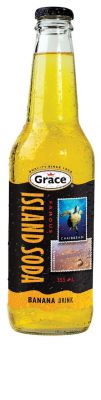 GRACE ISLAND SODA BANANA - 355 ML X 12 cans