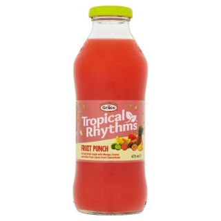 GRACE TROPICAL RHYTHMS FRUIT PUNCH - 473 ML X 12 cans
