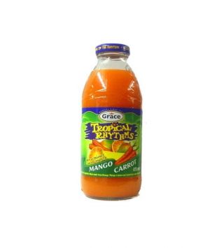 GRACE TROPICAL RHYTHMS MANGO CARROT NECTAR - 473 ML X 12 cans