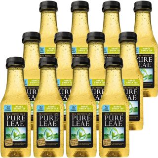 LIPTON PURE LEAF GREEN TEA WITH HONEY -  547 ML X 12 bottles