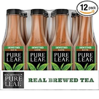 LIPTON PURE LEAF TEA UNSWEETENED -  547 ML X 12 bottles