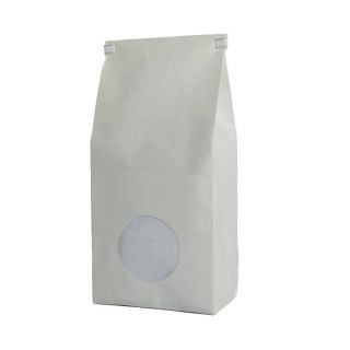 BAG PAPER WINDOW WHITE 1/2LB - 25PC 