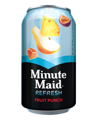 MINUTE MAID REFRESH LEMONADE CANS   