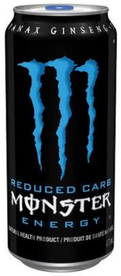 MONSTER REDUCED CARB ENERGY-473 ML X 12 cans