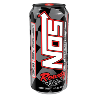 NOS ENERGY ROWDY - 473 ML X 12 bottles