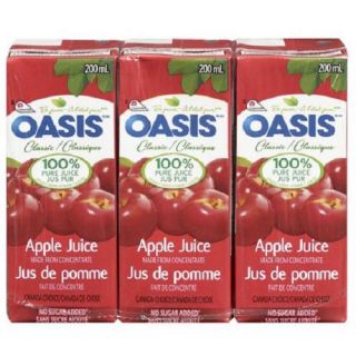 OASIS TETRA APPLE JUICE - 200 ML X 32 cans