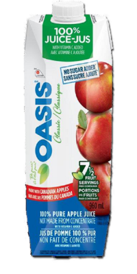 OASIS TETRA APPLE JUICE - 200 ML X 8 pack