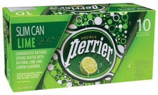 PERRIER SLIM CANS LEMON -  3x8x330 ML