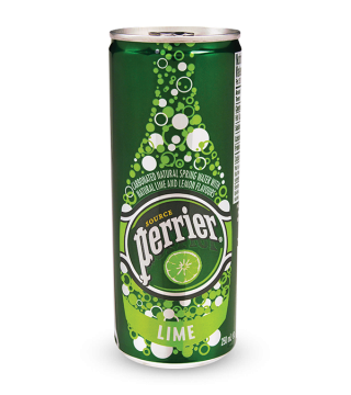 PERRIER SLIM CANS LIME - 3x8x330 ML