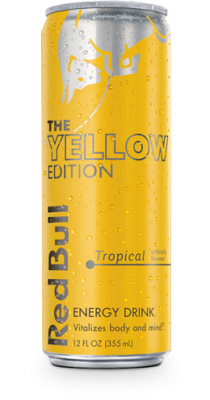 RED BULL  EDITION YELLOW-250 ML X 4 cans