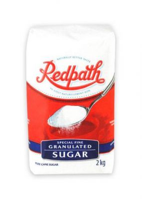 REDPATH FINE WHITE SUGAR - 44LBS