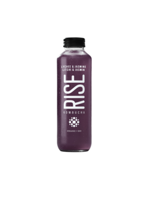 RISE KOMBUCHA LYCHEE AND JASMINE 