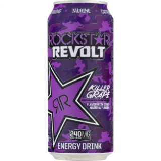 ROCKSTAR REVOT KILLER GRAPE - 473 ML X 12 cans