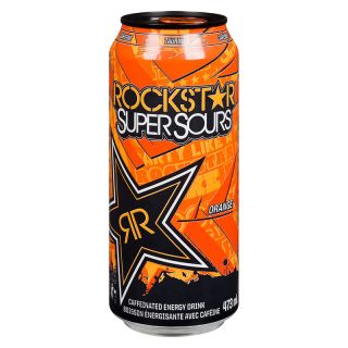 ROCKSTAR SUPER SOUR ORANGE - 473 ML X 12 cans