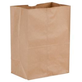 PLAIN BROWN GROCERY BAGS 12LB 