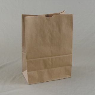 PLAIN BROWN GROCERY BAGS 14LB 