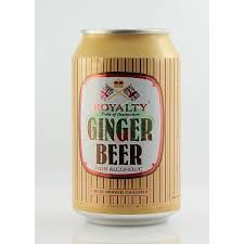 ROYALTY GINGER BEER CANS NON-ACOHOIC