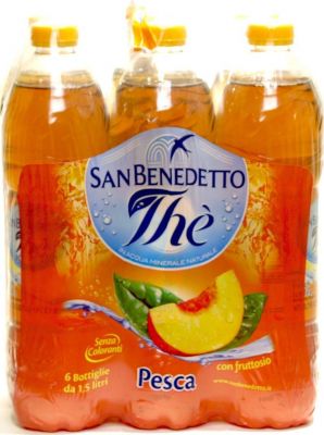 SAN BENEDETTO PEACH ICED TEA - 500 ML X 12 bottles