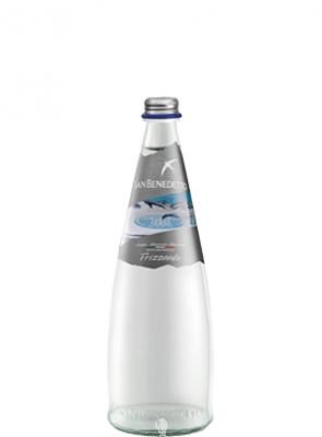 SAN BENEDETTO WATER SPARKLING GLASS -  250 ML X 24 bottles