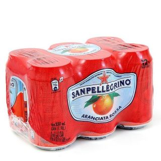 SAN PELLEGRINO ARANCIATA ROSSA CANS - 6x330ML