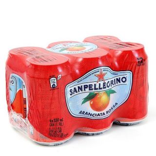 SAN PELLEGRINO ARANCIATA ROSSA CANS - 6x330ML