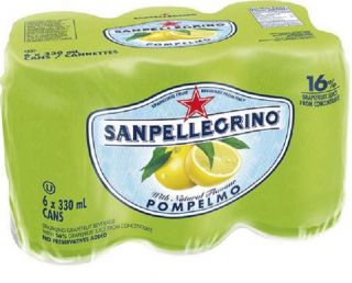 SAN PELLEGRINO GRAPEFRUIT CANS - 6x330ML