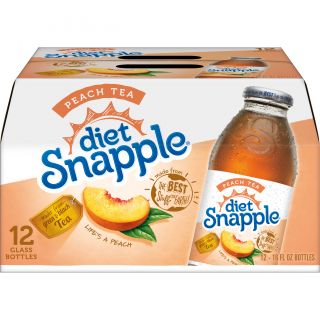 SNAPPLE DIET PEACH TEA -  473 ML X 6 cans