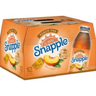 SNAPPLE PEACH TEA - 473 ML X 12 cans