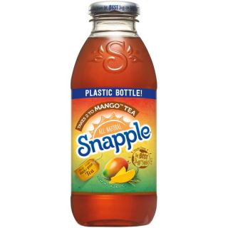 SNAPPLE PET PEACH TEA - 473 ML X 12 cans   