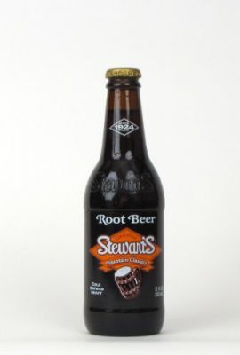 STEWARTS ROOT BEER - 355ML x 24 BOTTLES