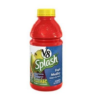 V8 SPLASH FRUIT MEDLEY - 12x473 ML