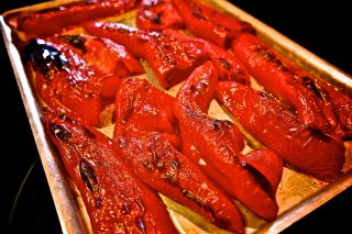 ROASTED SWEET RED PEPPERS