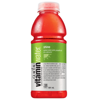 VITAMIN WATER SHINE WATERMELON PINK GRAPFRUIT - 12X591 ML