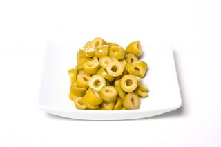 SLICED GREEN OLIVES [BAG]