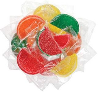 WRAPPED ASSORTED JELLY FRUIT SLICES